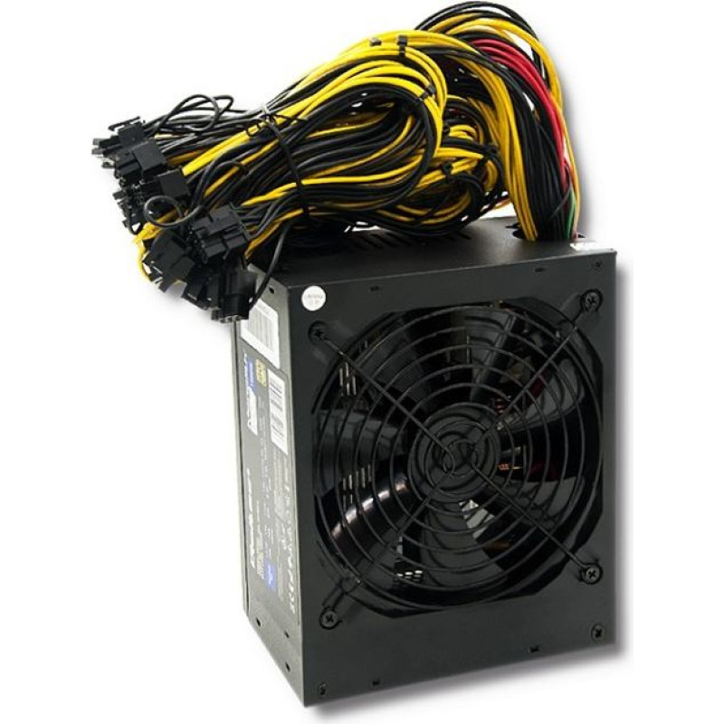 Qoltec Zasilacz atx | 1600w | 80 plus gold | bitcoin miner