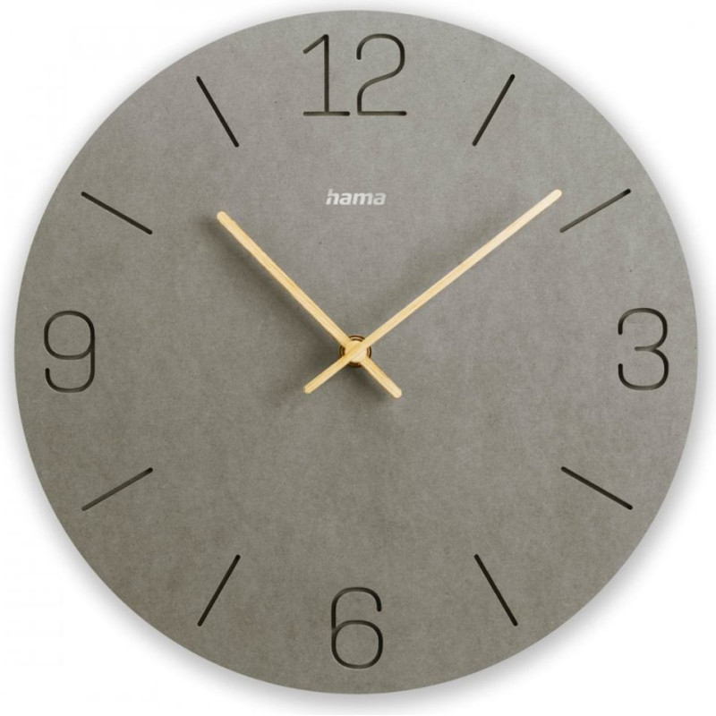 Hama Zegar ścienny 30cm crete mdf