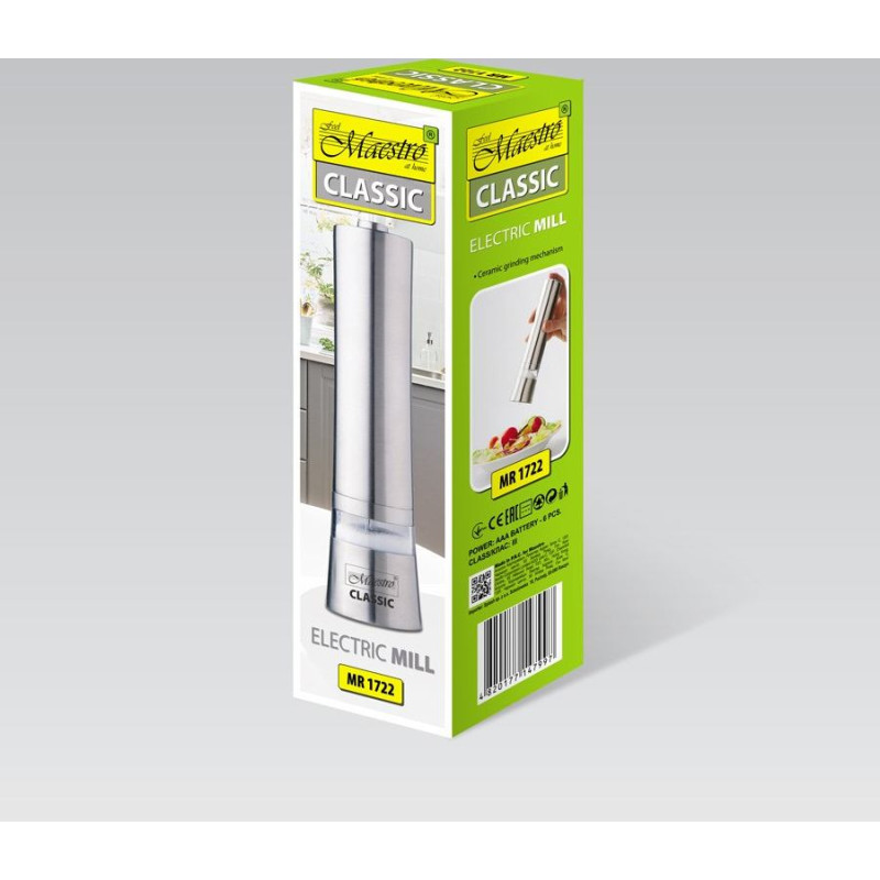 Maestro Młynek elektryczny do przypraw maestro mr-1722