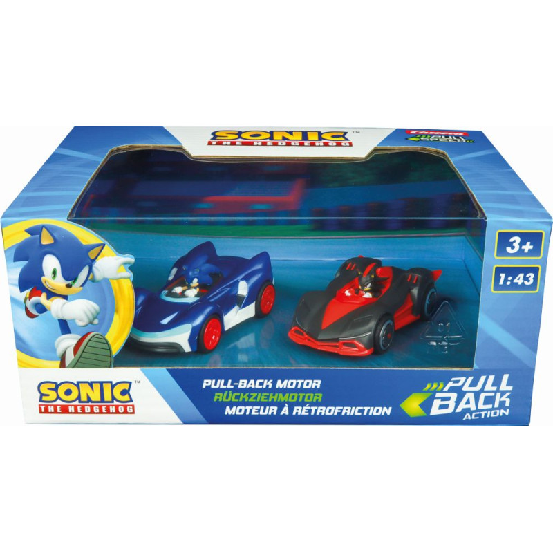 Carrera Toys Carrera Pull Speed: Team Sonic Racing - Sonic vs. Shadow Twinpack - 1:43 (15813023)