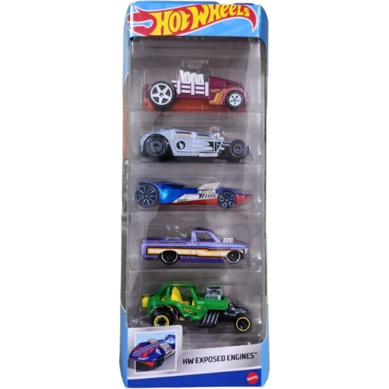 Mattel Hot Wheels - HW Exposed Engines (Set Of 5) (HLY79)