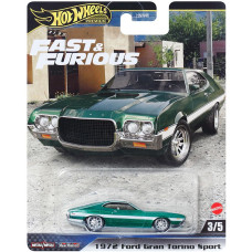 Mattel Hot Wheels Premium: Fast  Furious - 1972 Ford Gran Torino Sport (HYP72)