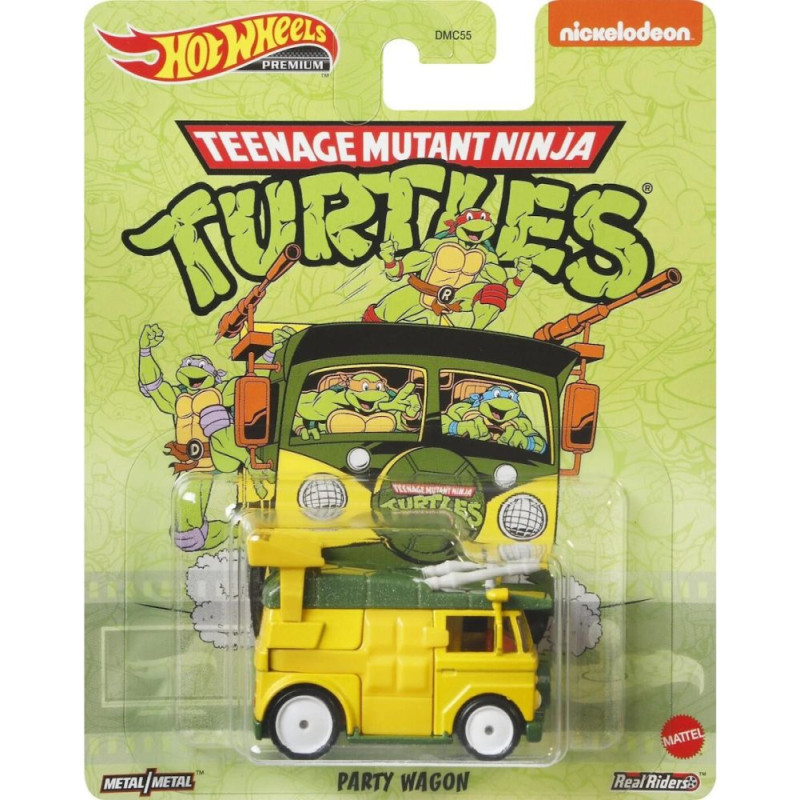 Mattel Hot Wheels Premium: Teenage Mutant Ninja Turtles - Party Wagon (GJR50)