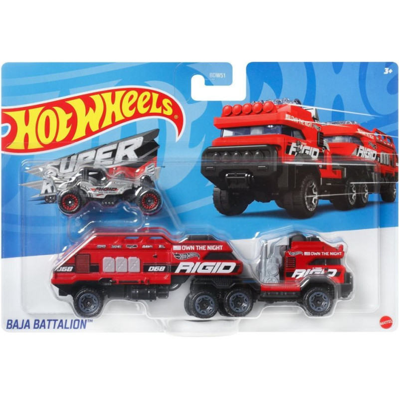 Mattel Hot Wheels Super Rigs - Baja Battalion (HMF94)