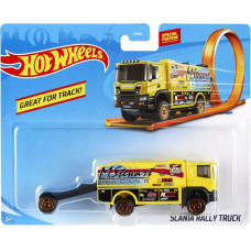 Mattel Hot Wheels Track Stars - Scania Rally Truck (Yellow) (GKC33)