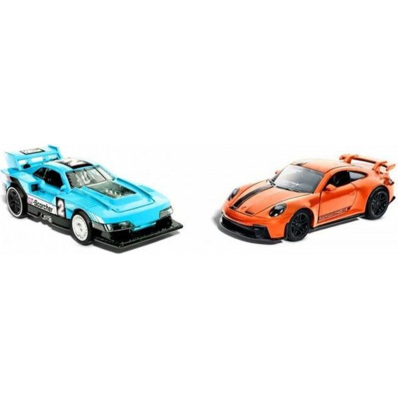 Mattel Hot Wheels: Pull-Back Speeders - GT Scorcher  Porsche 911 GT3 (HPR96)