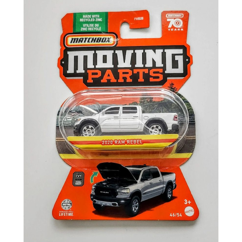 Mattel Matchbox: Moving Parts - 2020 Ram Rebel (HLG31)