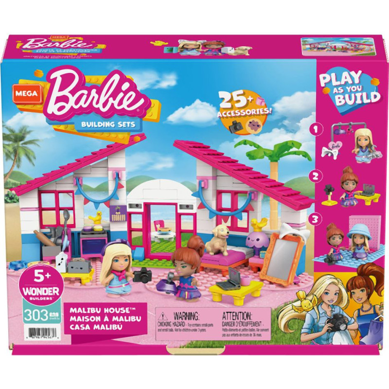 Mattel Mega Barbie: Building Sets - Malibu House (GWR34)