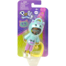 Mattel Polly Pocket: Hoodie Buddy - Cat Dark Skin Doll (HKV99)