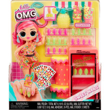 MGA L.O.L. Surprise!: O.M.G. Sweet Nails™ - Pinky Pops Fruit Shop Doll (503842-EUC)