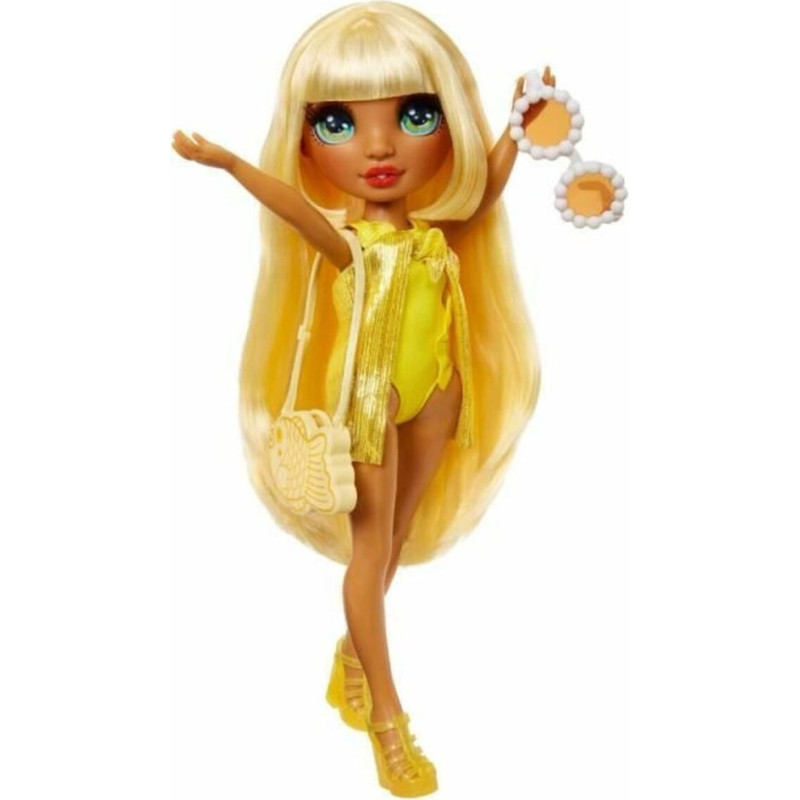 MGA Rainbow High: Swim  Style Fashion - Sunny Madison (Yellow) Doll (507284-EUC)