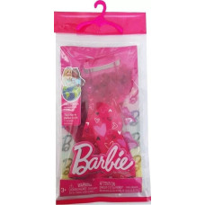 Mattel Barbie: Fashion Pack - Pink Dress with Hearts (HRH36)