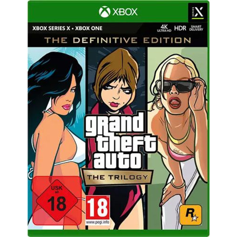 Rockstar XBOX1 GTA Grand Theft Auto The Trilogy The Definitive Edition Xbox One video spēle