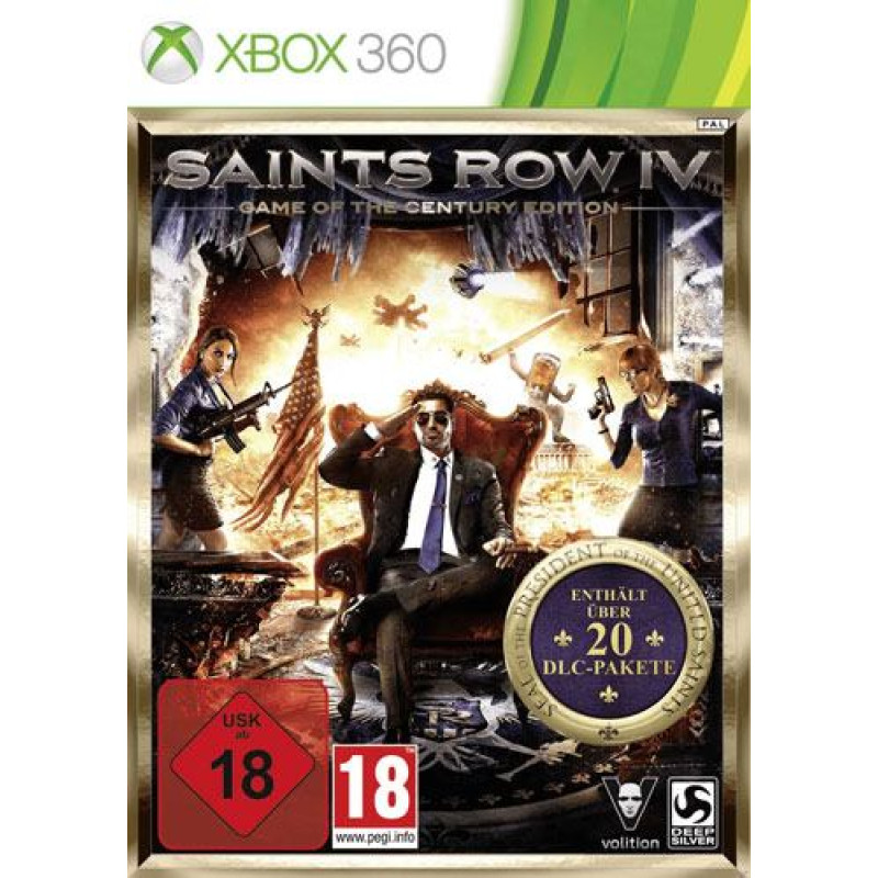 Deep Silver X360 Saints Row IV (4) Game of the Century Edition Xbox 360 video spēle