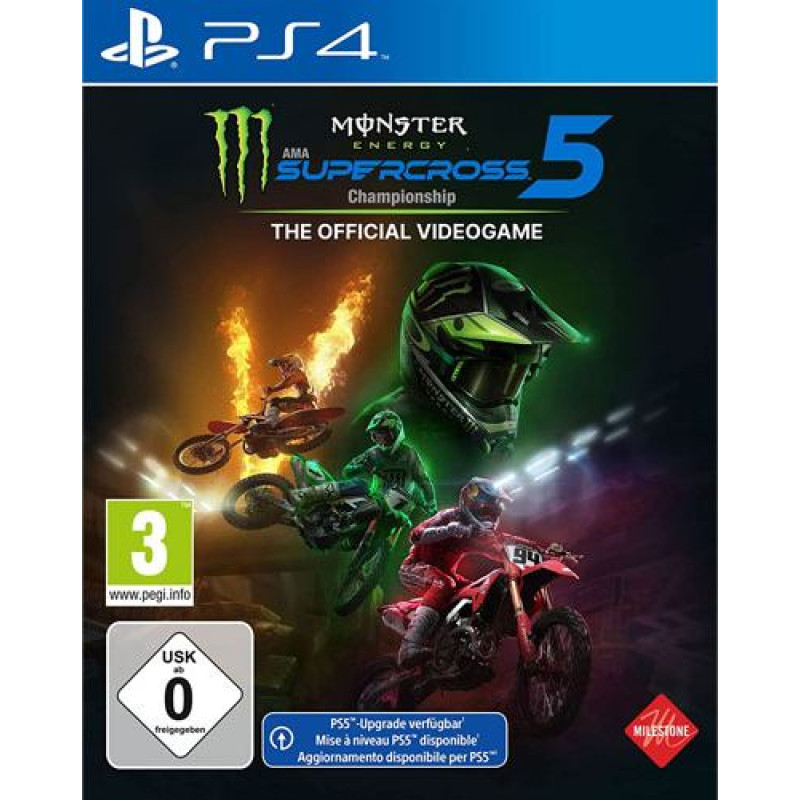 Monster Energy Supercross 5 Playstation 4 (PS4) video spēle