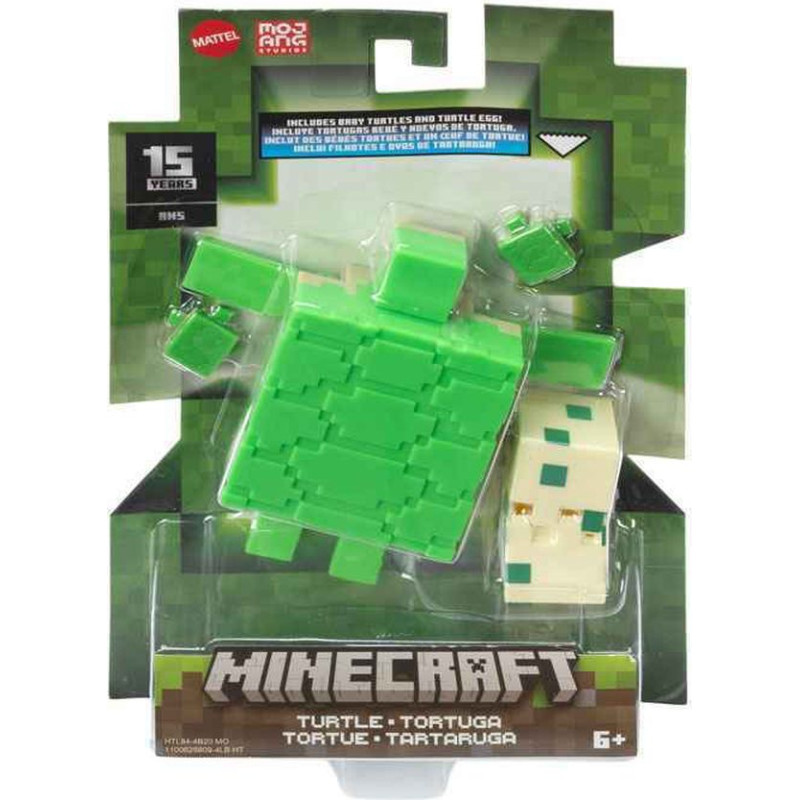 Mattel Minecraft: 15th Anniversary - Turtle Action Figure (HTL84)