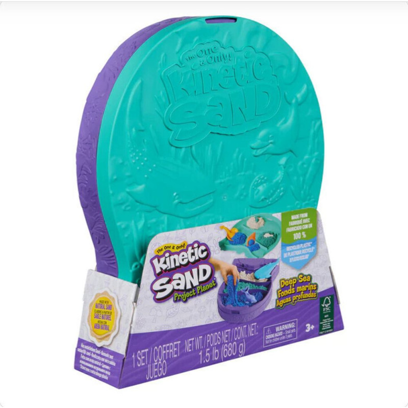 Spin Master Kinetic Sand: The One  Only Project Planet - Deep Sea (6069782)