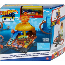 Mattel Hot Wheels City - Downtown Burger Drive-Thru (HDR26)