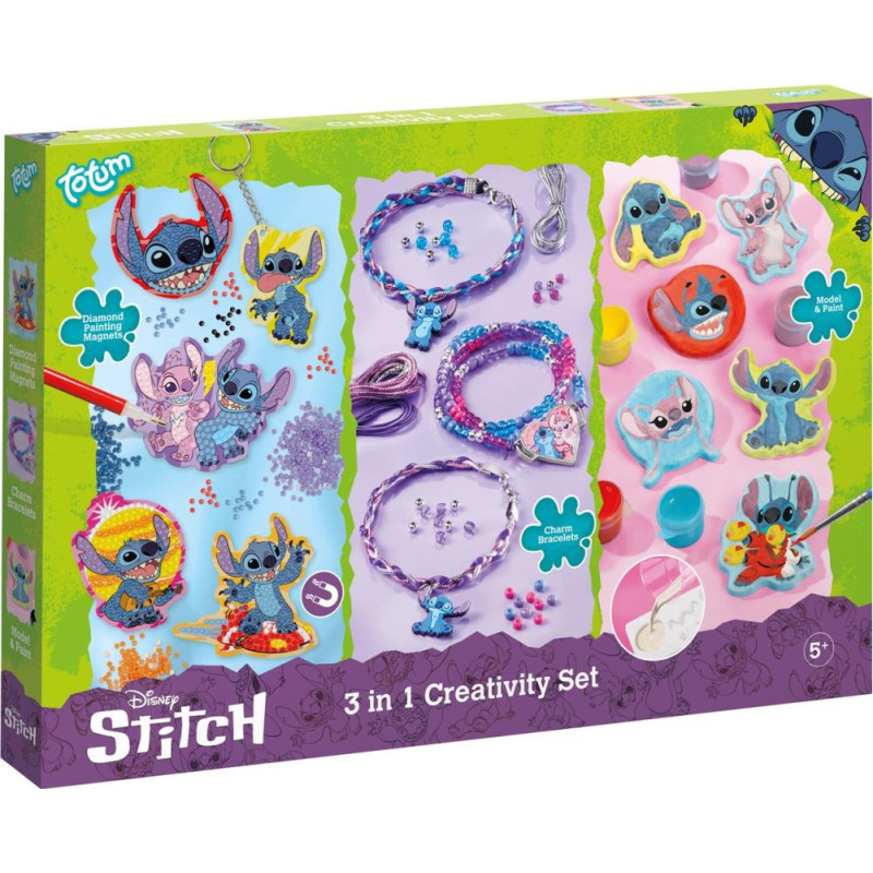 CCG Totum Disney: Stitch - 3 In 1 Creativity Set (TT700161)