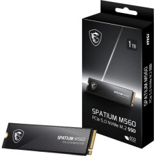MSI Dysk ssd spatium m560 1tb m.2 pcie 5.0 10200/8400mb/s