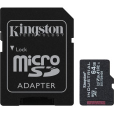 Kingston microsdhc 64gb industrial c10 a1 pslc card