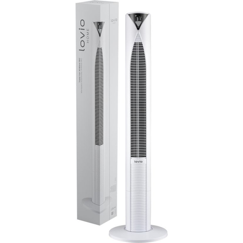 Lovio LVTF202Y24C Tower Fan AirWave PRO White