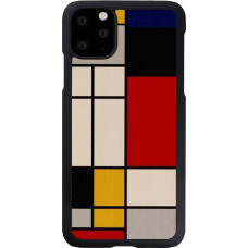 Man&Wood MAN&WOOD SmartPhone case iPhone 11 Pro Max mondrian wood black