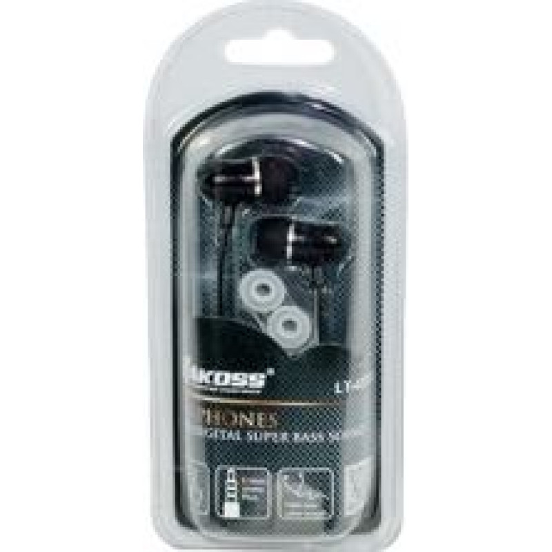 Vakoss Słuchawki vakoss lt-437ex (dokanałowe; nie; kolor czarny