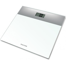 Salter 9206 SVWH3R Glass Electronic Scale Silver/White