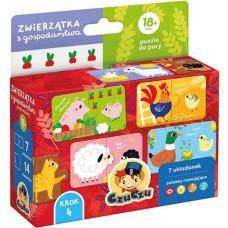 Czuczu Puzzle do pary - zwierzątka z gospodarstw