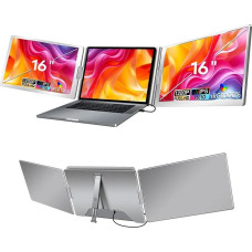 Extralink Przenośne monitory do laptopa smart life s880 16 '' 2 monitory,ips,1920x1200