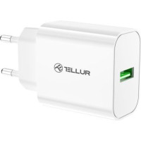 Tellur USB-A Wall Charger 18W with QC3.0 White