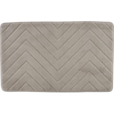 Beldray LA032647LGRYUFFEU7 Antibac Chevron Memory Foam Bath Mat