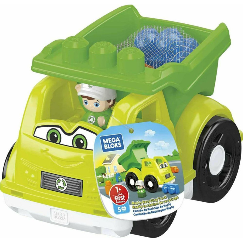 Mattel Fisher Price Mega Bloks: Block Buddies - Raphy Recycling Truck (HBP13)