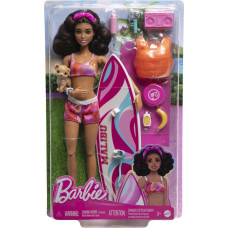 Mattel Barbie: Beach Doll with Surfboard (HPL69)