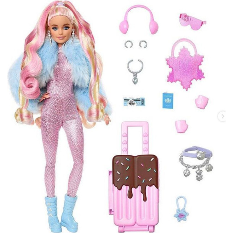 Mattel Barbie: Extra Fly - Snow Fashion Doll (HPB16)