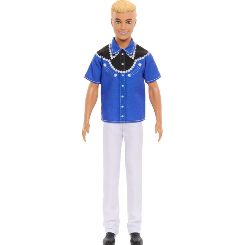 Mattel Barbie: Ken - Western Look with Blonde Hair Doll Fashionistas (HRH25)