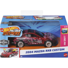 Mattel Hot Wheels: Pull-Back Speeders - 2004 Mazda RX8 Custom (1:43) (HWH36)