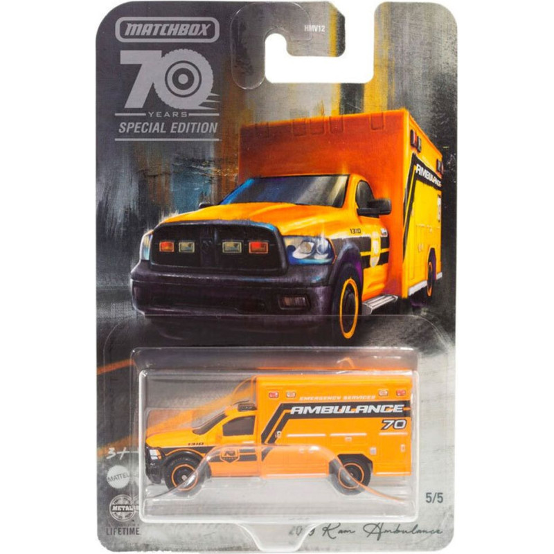 Mattel Moving Parts: 70 Years Special Edition - 2019 Ram Ambulance (HMV17)