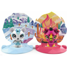 Spin Master Zoobles!: Zoobles  Happitat Opposite Obsessed Icy Polar Bear  Firey Puppy (2-Pack) (20133140)