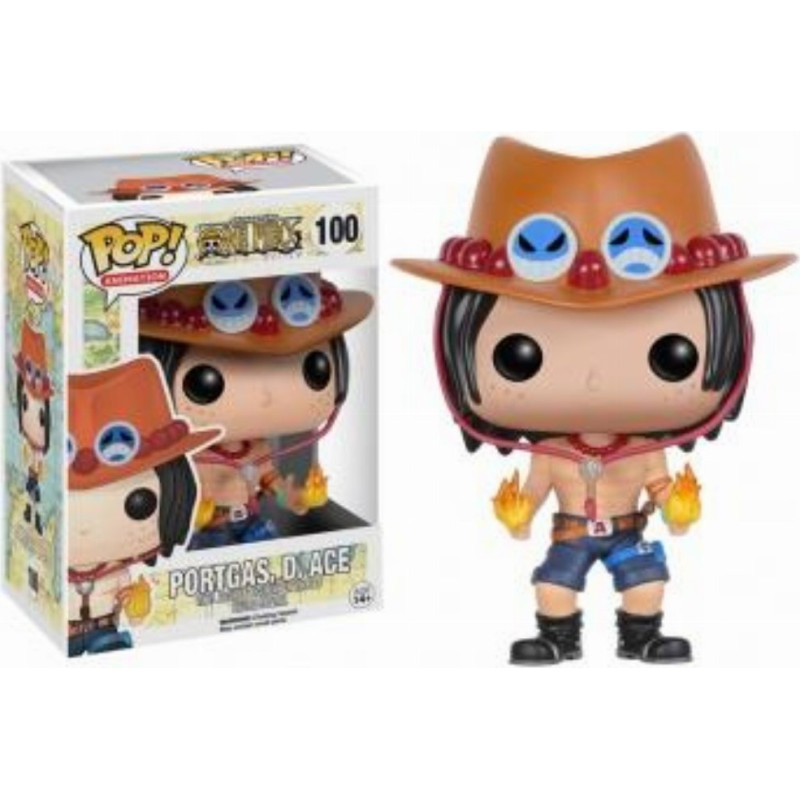 Funko Pop! Animation: One Piece - Portgas. D. Ace #100 Vinyl Figure