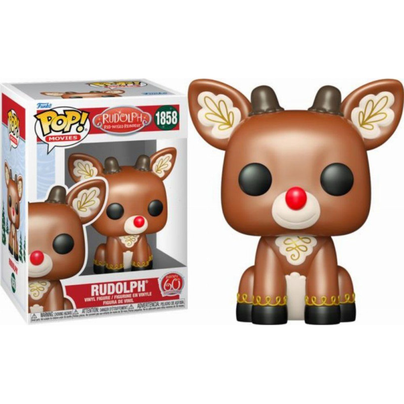 Funko Pop! Movies: Rudolph Red-Nosed Reindeer - Rudolph (Sitting) #1858 Vinyl Figure