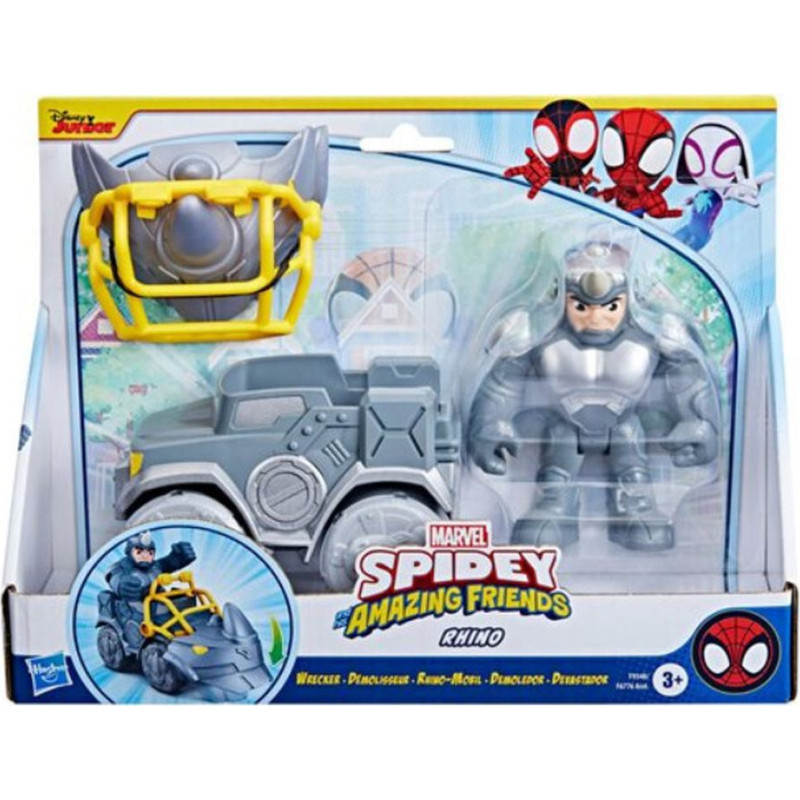 Hasbro Marvel: Spidey and his Amazing Friends - Rhino  Wrecker (F9348)