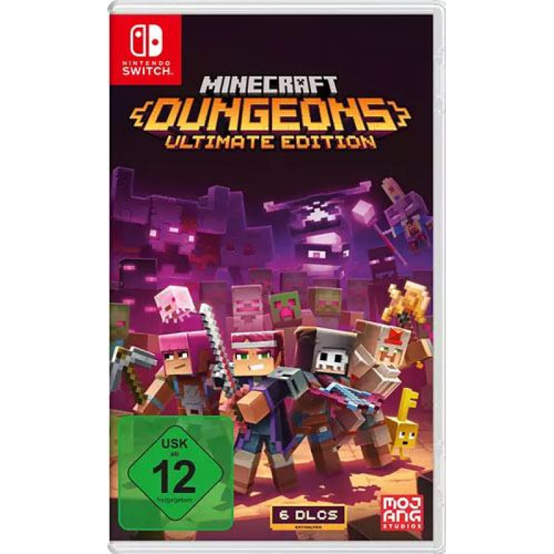 NSW Minecraft Dungeons Ultimate Edition Switch video spēle