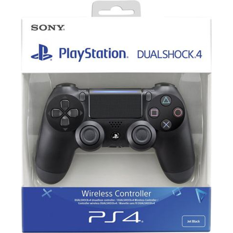 Sony PS4 Dualshock 4 V2 Wireless Controller - Jet Black