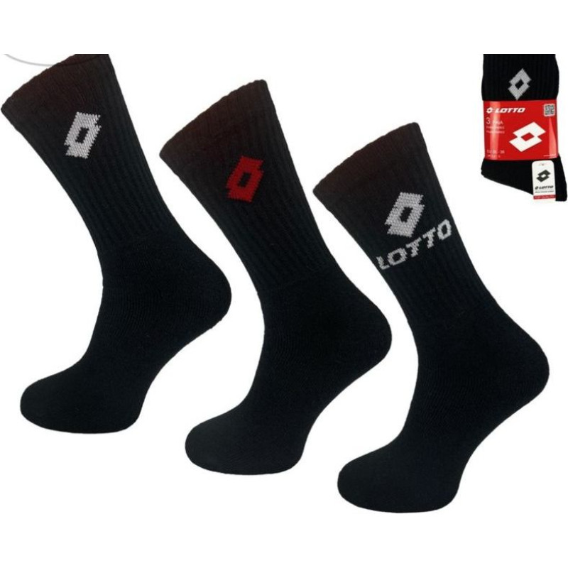Lotto Terry socks LOTTO black 3 pairs 069739 (42-46)