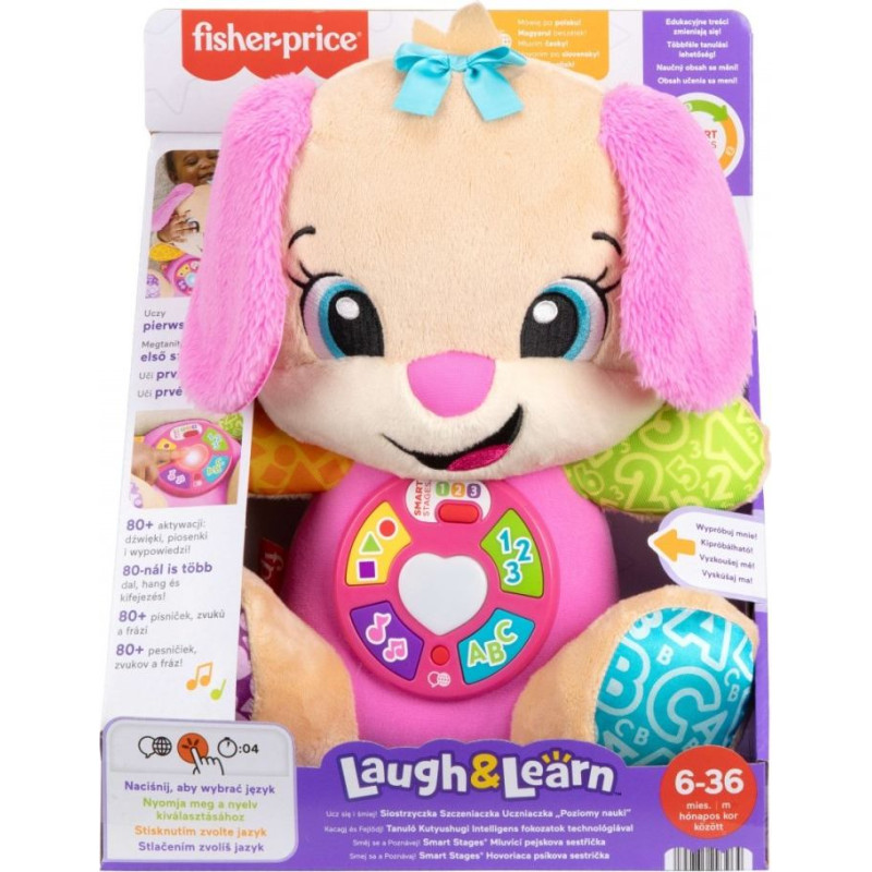Fisher Price Maskotka interaktywna siostrzyczka szczeniaczka