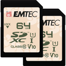 Emtec SD 64GB UHS-I U1 V10 Outdoor 2 pcs