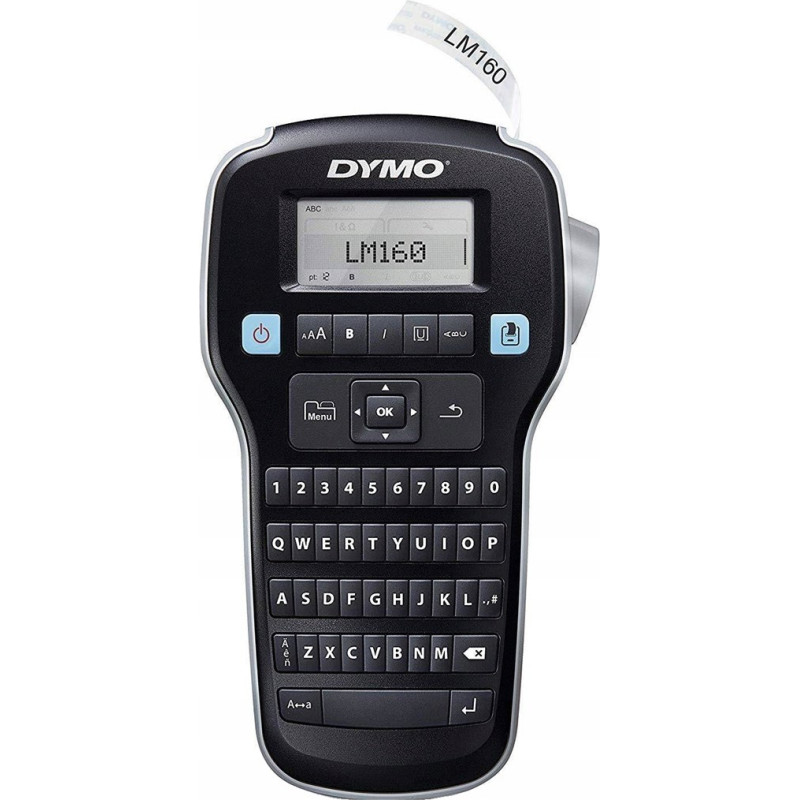 Dymo Drukarka etykiet dymo lm 160 value pack +3xs0720530 taśma d1 czarna/biała 12mm