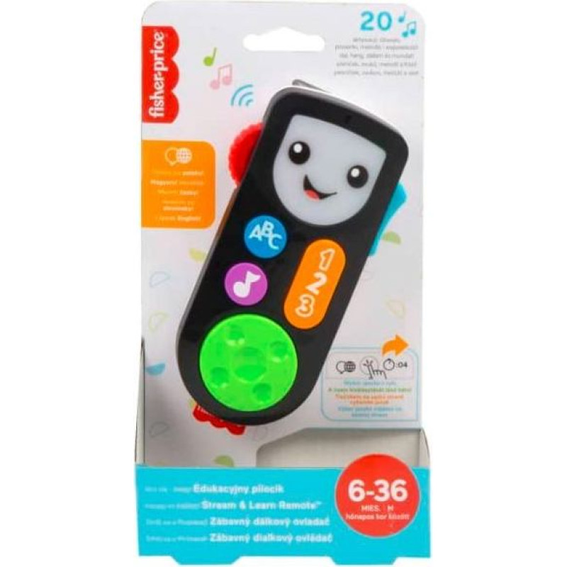 Fisher Price Zabawka interaktywna ucz się i śmiej - edukacyjny pilocik